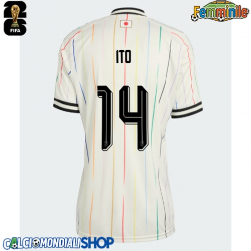 Maglie da calcio Giappone Junya Ito #14 Seconda Maglia Femminile Mondiali 2026  Manica Corta